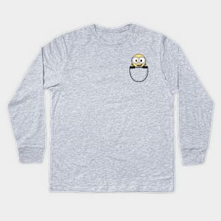 Minions Bob In The Pocket Kids Long Sleeve T-Shirt